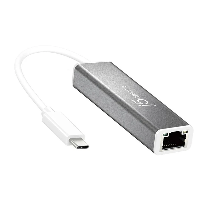 Αντάπτορας Δικτύου USB J5create USB-C to Gigabit Ethernet; silver JCE133G-N