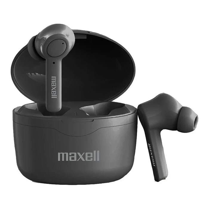 Bluetooth Handsfree Maxell Bass 13 Sync Up In-Ear with Charging Case Black