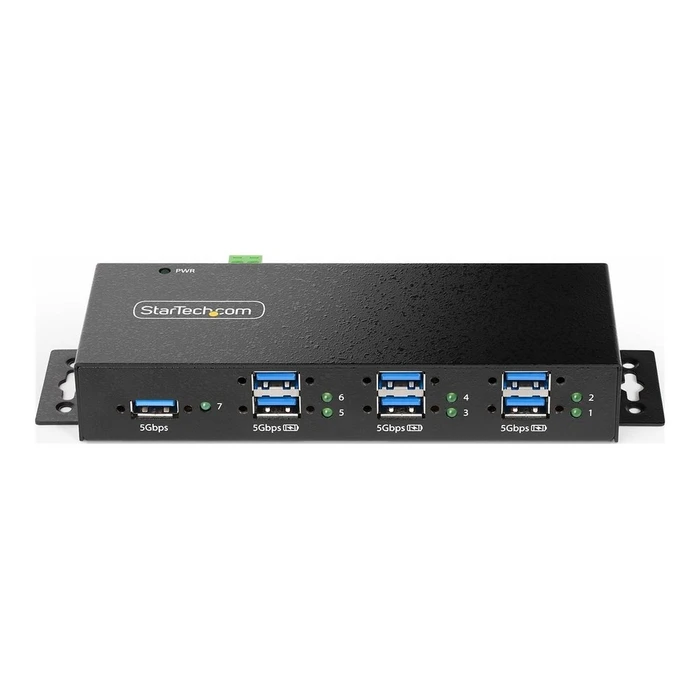 USB Hub StarTech 7-Port Managed with 7x USB-A,ESD & Surge Protection, USB 3.0/3.1/3.2 Gen 1 5Gbps