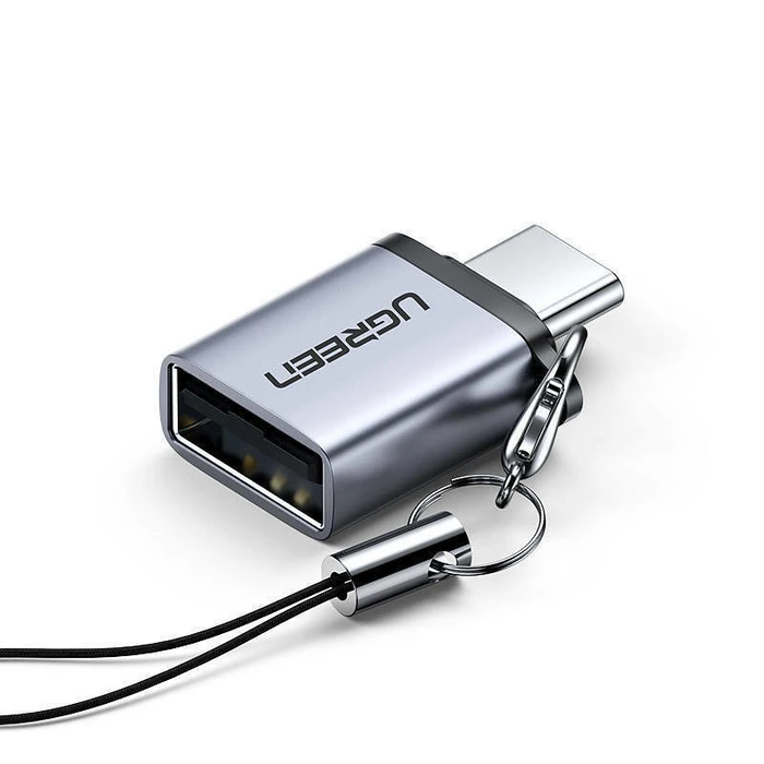 Αντάπτορας USB Ugreen Type C to USB 3.0 A with Lanyard Space Gray