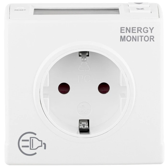 Μονή Πρίζα Ρεύματος REV Energy cost meter white