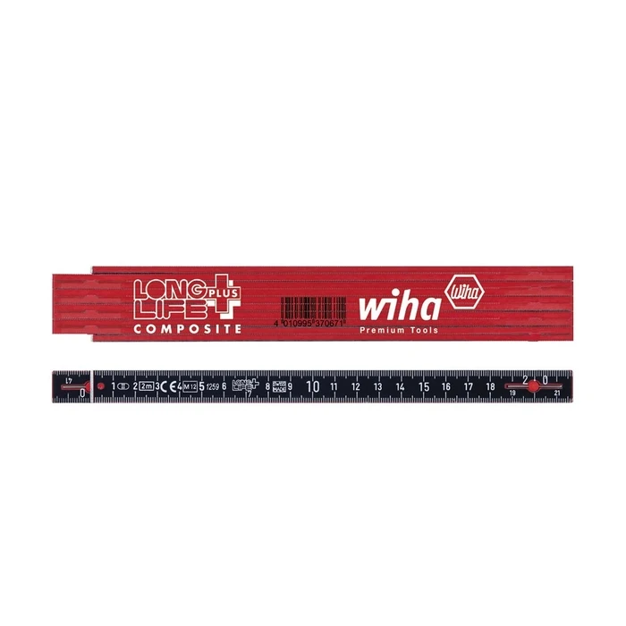 Σπαστό Μέτρο Wiha Longlife Plus Composite 2 m