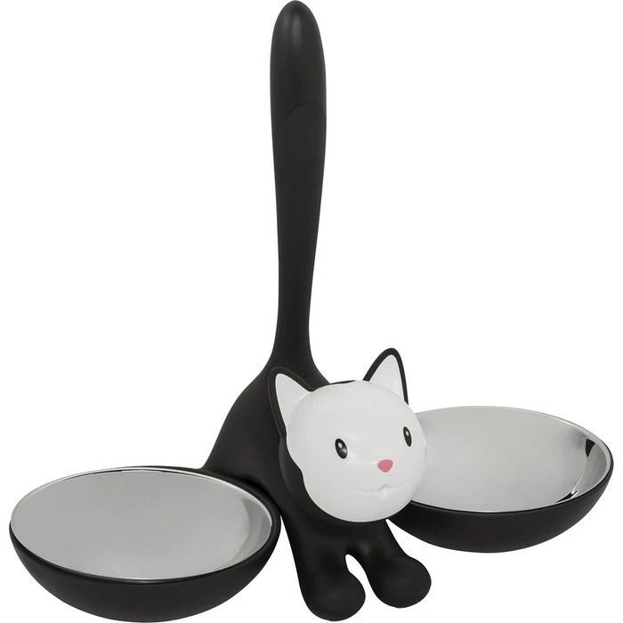 Ταΐστρα Alessi Cat Bowl Tigrito black AMMI09 B