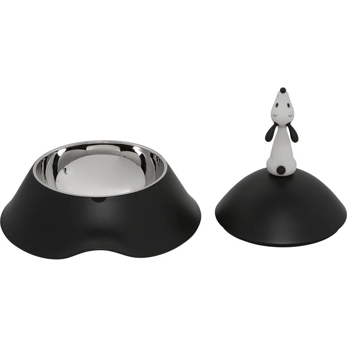 Ταΐστρα Alessi Dog Bowl Lula black AMMI19 B