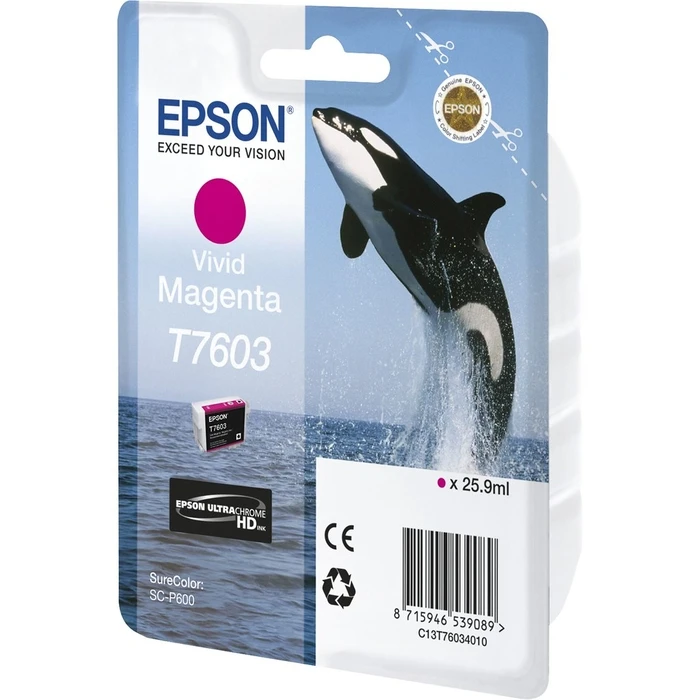 Μελάνι Epson ink cartridge vivid magenta T 7603 N