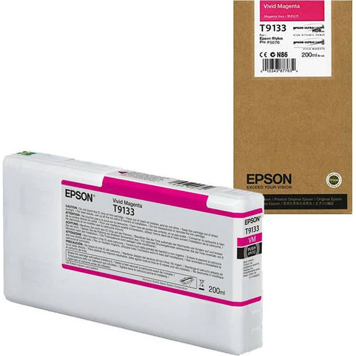 Μελάνι Epson Tintenpatrone vivid magenta T 913 200 ml T 9133N