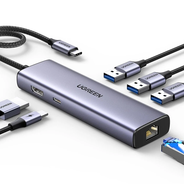 Docking Station Ugreen Revodok USB-C Hub with 4K HDMI, Ethernet, PD100W