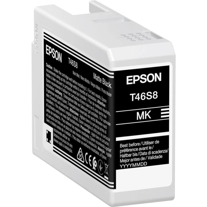 Μελάνι Epson ink cartridge matte black T 46S80N 25 ml Ultrachr. Pro 10