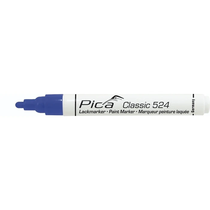 Μαρκαδόρος Pica Classic Industrial Paint Marker, 2-4mm bullet tip, blue