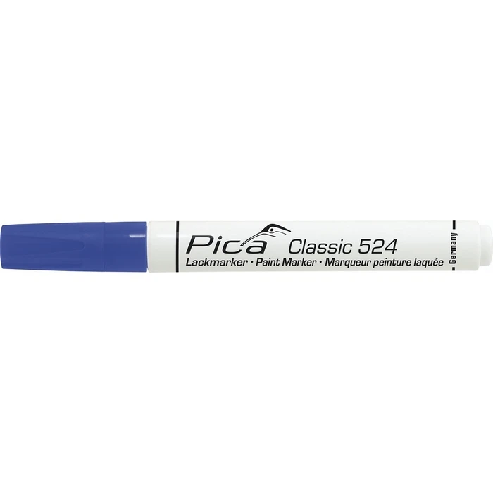 Μαρκαδόρος Pica Classic Industrial Paint Marker, 2-4mm bullet tip, blue