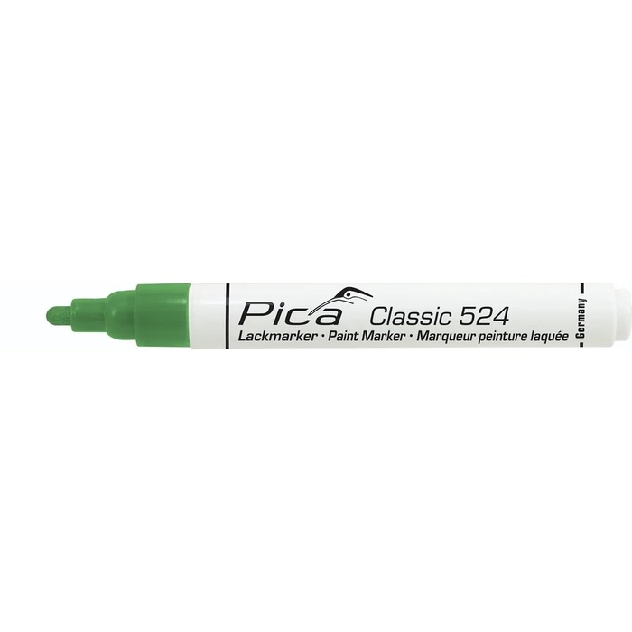 Μαρκαδόρος Pica Classic Industrial Paint Marker, 2-4mm bullet tip, green