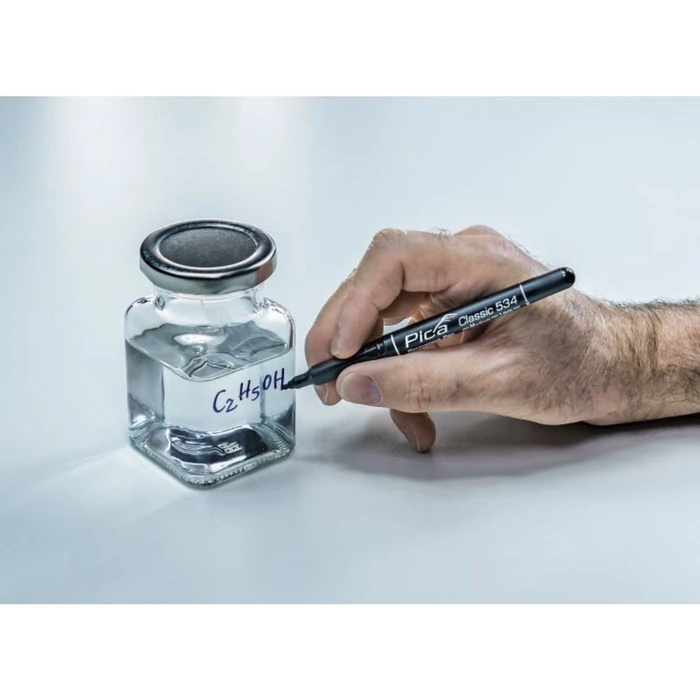 Μαρκαδόρος Pica Permanent Pen, 1,0mm black / Retail Packaging
