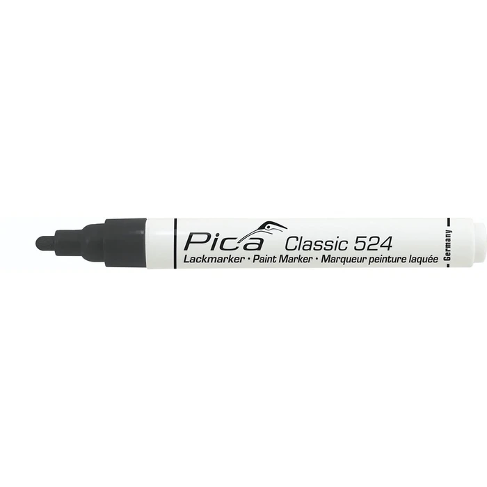 Μαρκαδόρος Pica Classic Industrial Paint Marker, 2-4mm bullet tip, black