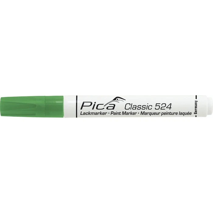 Μαρκαδόρος Pica Classic Industrial Paint Marker, 2-4mm bullet tip, green