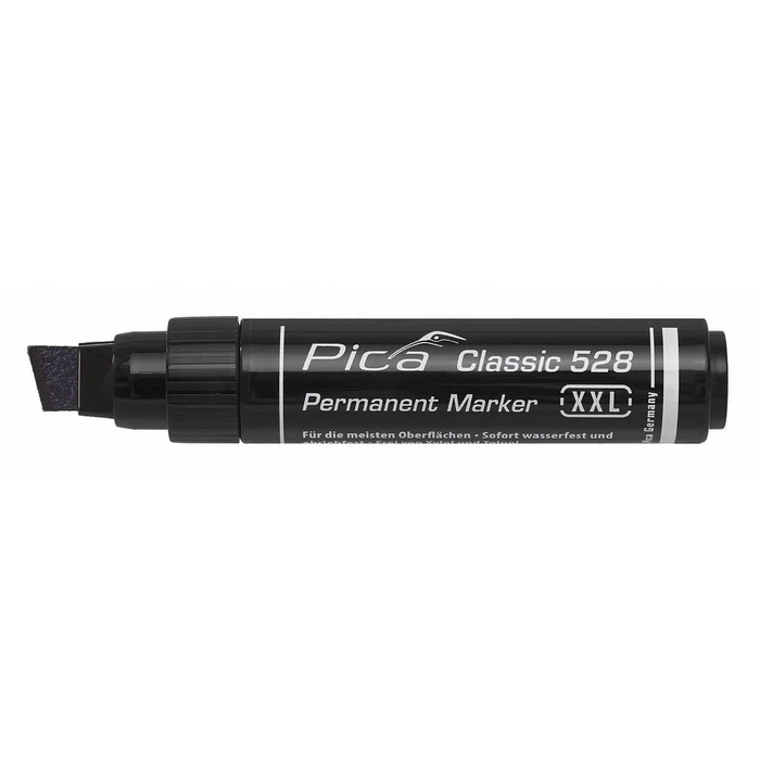 Μαρκαδόρος Pica Permanentmarker 4-12mm, Wedge Tip, black Retail Pack.