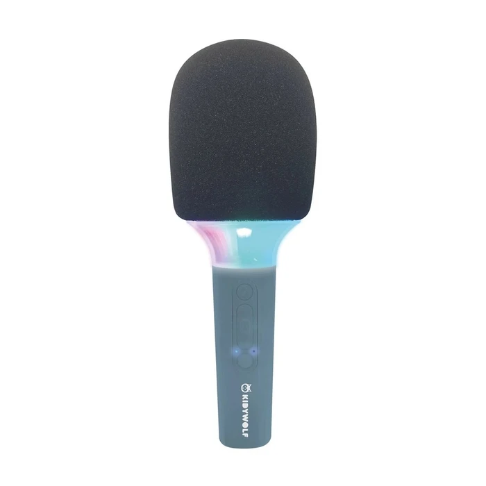 Karaoke Kidywolf Mikrofon Bluetooth with Licht blau