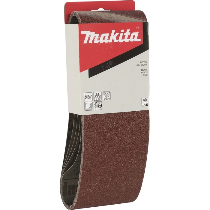 Tαινίες Λείανσης Makita P-36887 Sanding belt 100x610mm K40
