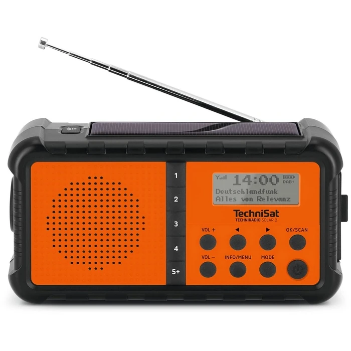 Φορητό Ραδιόφωνο Technisat Techniradio Solar 2 Black/orange