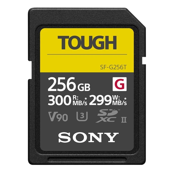 Κάρτα Μνήμης Sony SDXC G Tough series 256GB UHS-II Class 10 U3 V90