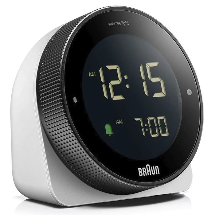 Ρολόι Ξυπνητήρι Braun BC 24 W DCF Radio white