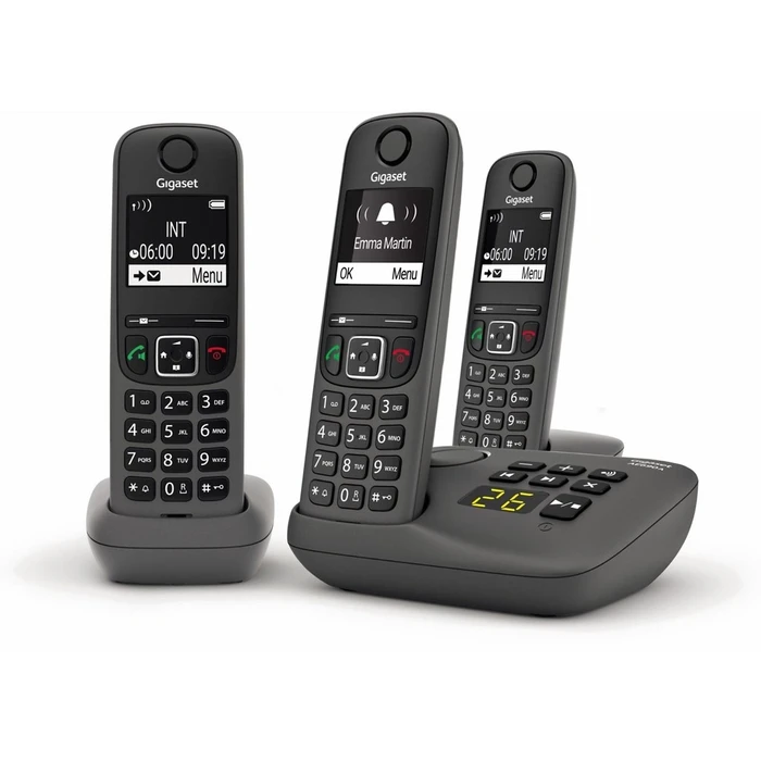 Ασύρματο Τηλέφωνο Gigaset AE690A Trio anthracite