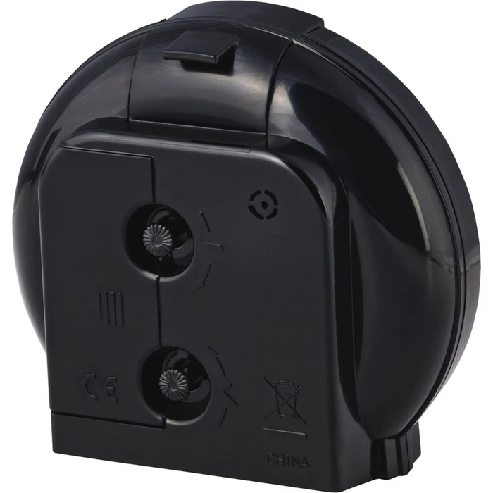 Ρολόι Ξυπνητήρι Hama Classic silent black/white 186335