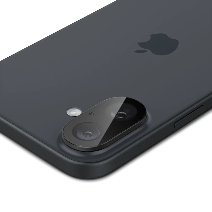 Spigen GLAS.tR Ez Fit Optik Pro Camera Protector Apple iPhone 16 / 16 Plus Black [2 PACK]