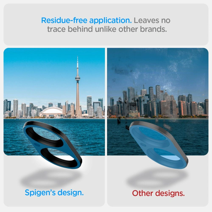 Spigen GLAS.tR Ez Fit Optik Pro Camera Protector Apple iPhone 16 / 16 Plus Black [2 PACK]