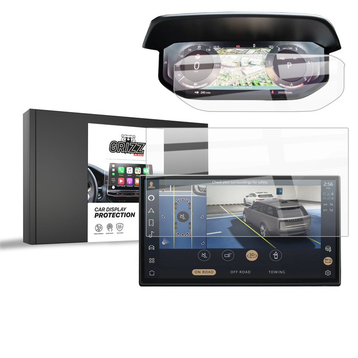 Ceramic GrizzGlass CarDisplay Protection Range Rover Sport 13,1" (2022-2024) [2in1]