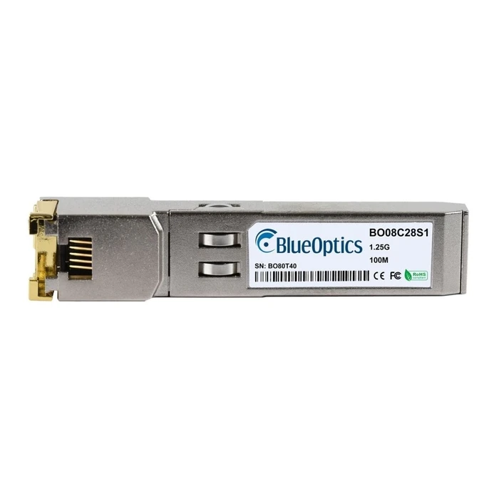 HPE compatible SFP RJ45 1000BASE-T 100M - BlueOptics (MPN J8177D-BO, SKU 539105)