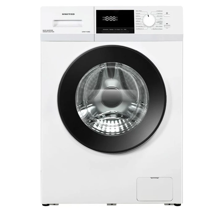 Πλυντήριο Ρούχων 7κg United Uwm-7124bs