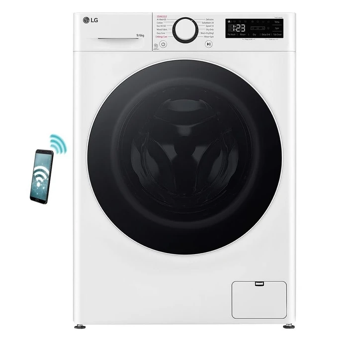 Πλυντήριο - Στεγνωτήριο 9/6kg Lg D4r5009tsww