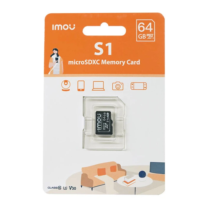 Κάρτα Μνήμης Imou microSD (UHS-I, SDXC, 10/U3/V30, 95/38)