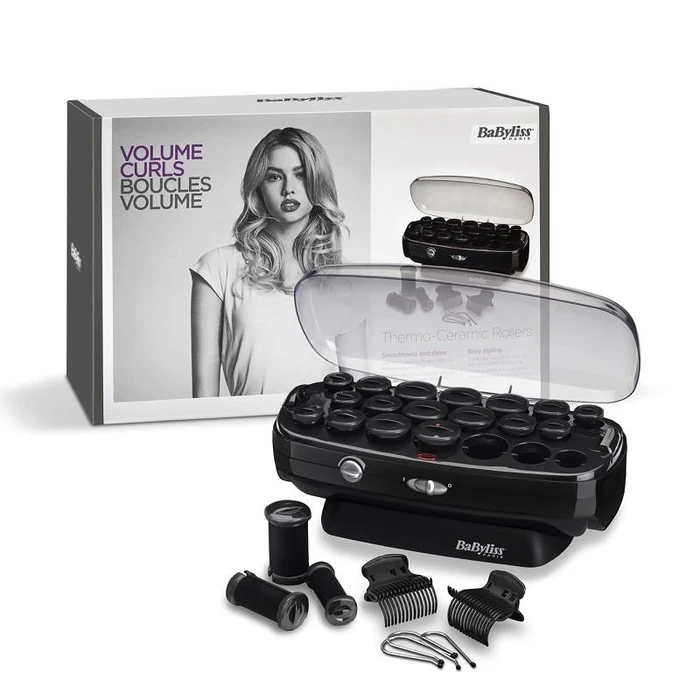 Ρόλεϊ Μαλλιών Babyliss Heated Hair Rollers Black (RS035E)