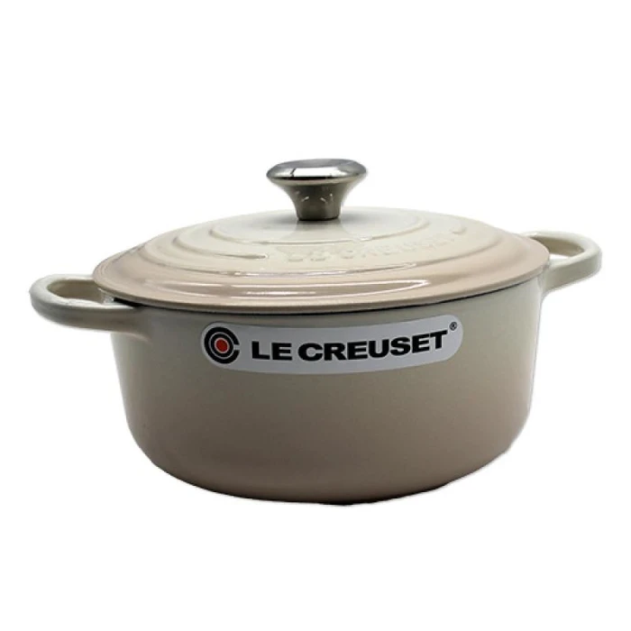 Κατσαρόλα Le Creuset Signature Roaster round 24cm meringue (21177247164430)