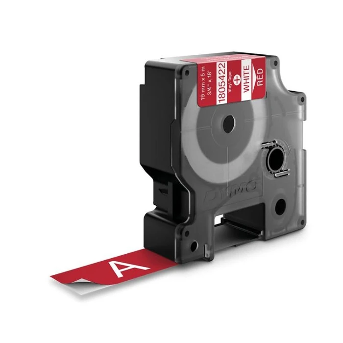 Ταινία Ετικετογράφου Dymo Vinyl White Red (1805422)