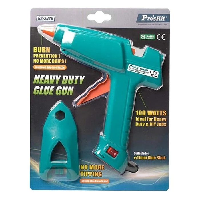 Πιστόλι Θερμοκόλλησης Σιλικόνης Proskit GK-392B, 100W, 193 °C
