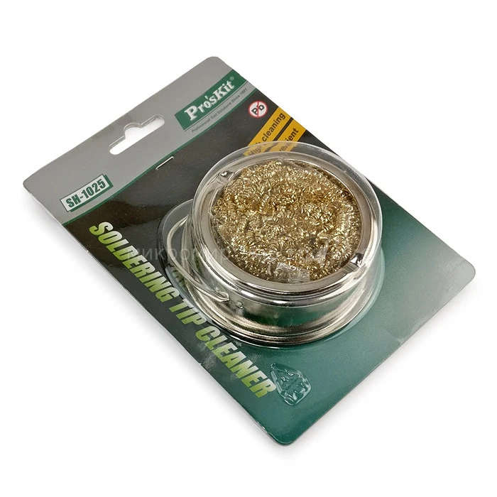 Καθαριστικό Μύτης Κολλητηριού Proskit Sh-1025 με Συρμάτινο Σφουγγάρι