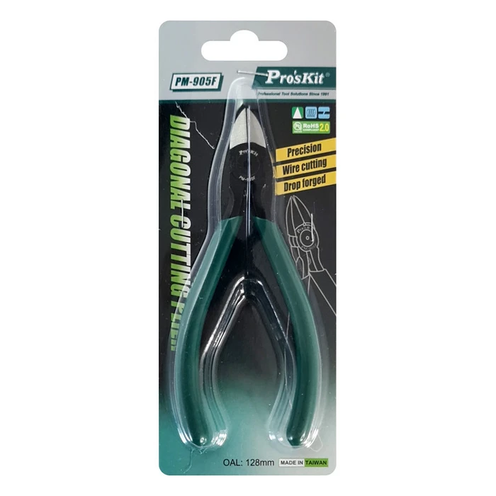Πλαγιοκόφτης Proskit PM-905F με Αντιολισθητικές Λαβές, Max Φ2mm, 128mm