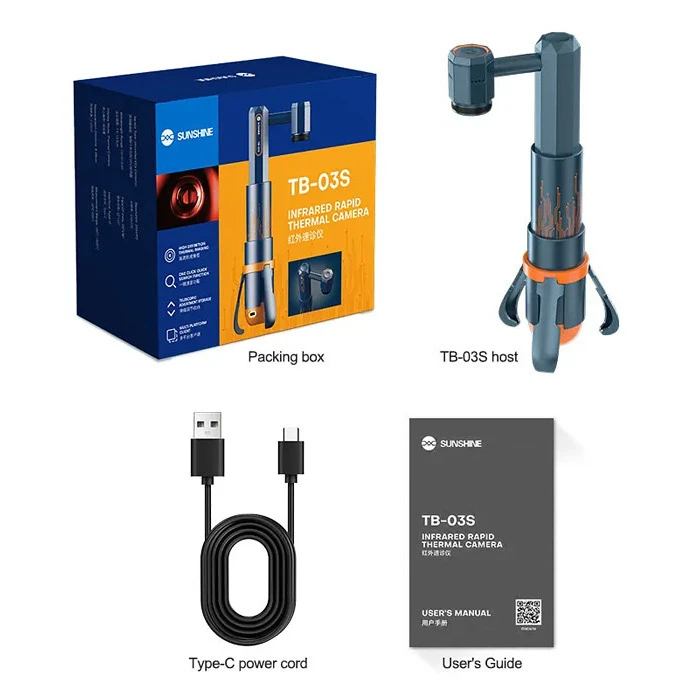 Κάμερα Θερμικής Απεικόνισης Sunshine Tb-03S, -20 Έως 550 °C