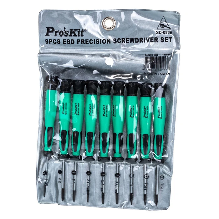Κατσαβίδι Proskit Σετ Ακριβείας Sd-0839, 9τμχ