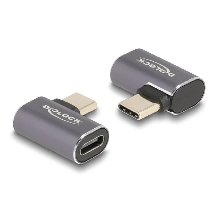 Αντάπτορας USB-C Delock 60047, Αρσενικό σε Θηλυκό, 100W, 40Gbps, Γκρι