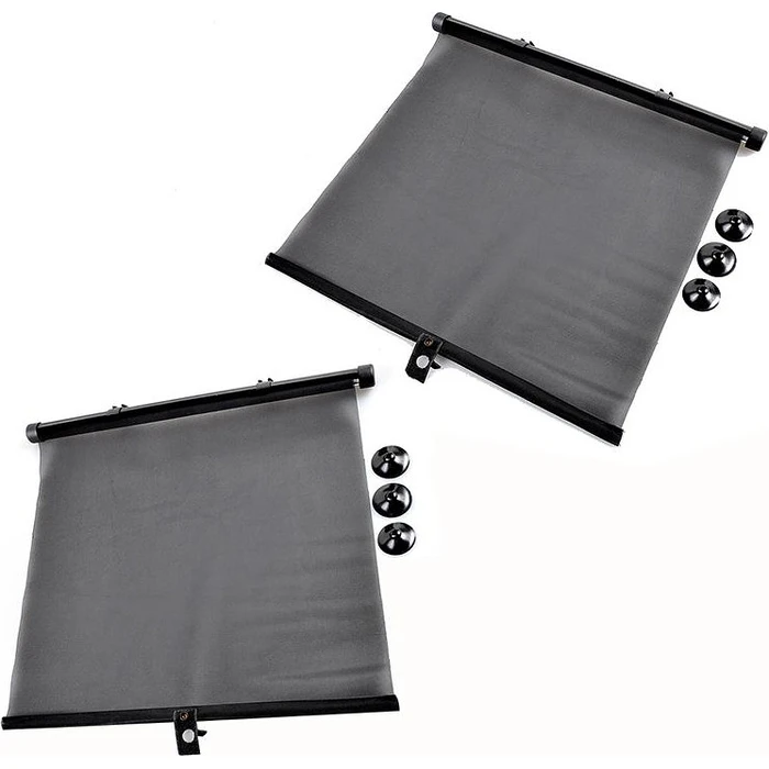 Κουρτίνες Αυτοκινήτου Proplus 250013, με Βεντούζα, 45X54Cm, 2τμχ