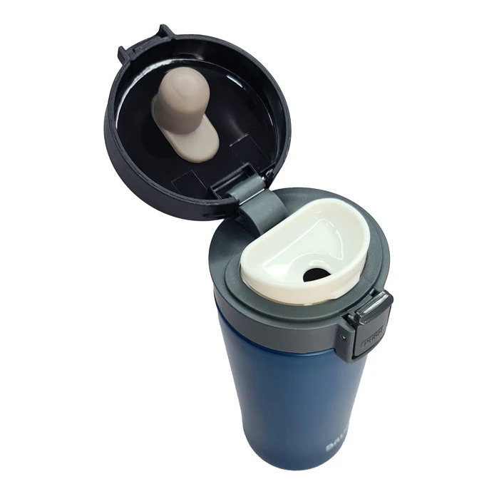 Θερμός Bruno BRN-0072, με Κλείδωμα, Anti-Slip, 400Ml, Μπλε