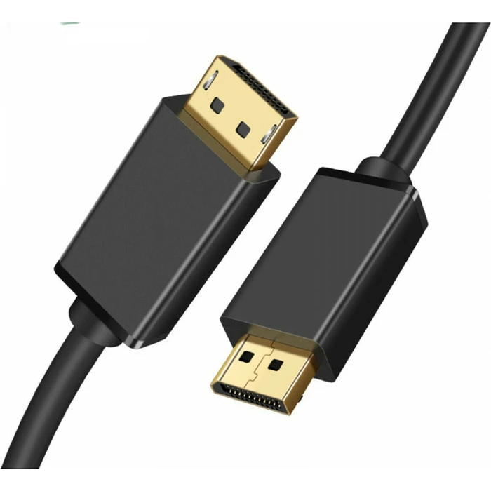 Καλώδιο DisplayPort Powertech 1.2 CAB-Dp045, 4K/60Hz, Copper, 2M, Μαύρο