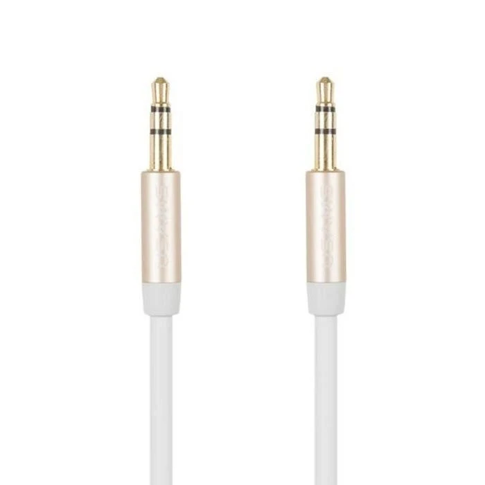 Καλώδιο Ήχου Usams 3.5mm YP-01, AUX, 1M, Λευκό