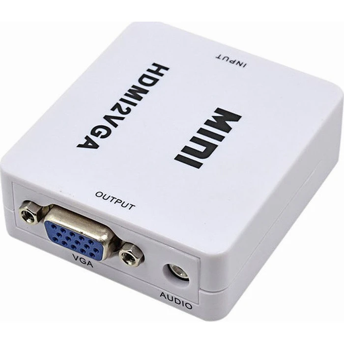 Converter HDMI Powertech HD Video σε VGA & 3.5mm Audio CAB-H073, Full Hd
