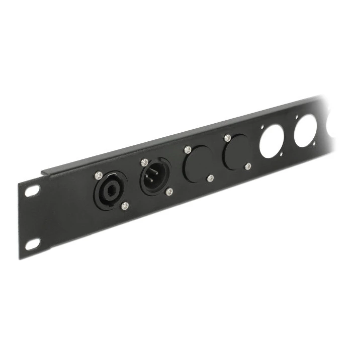 Αξεσουάρ για Καμπίνες Rack Delock Κάλυμμα 86791 για D-Type Υποδοχές, Μεταλλικό, Μαύρο