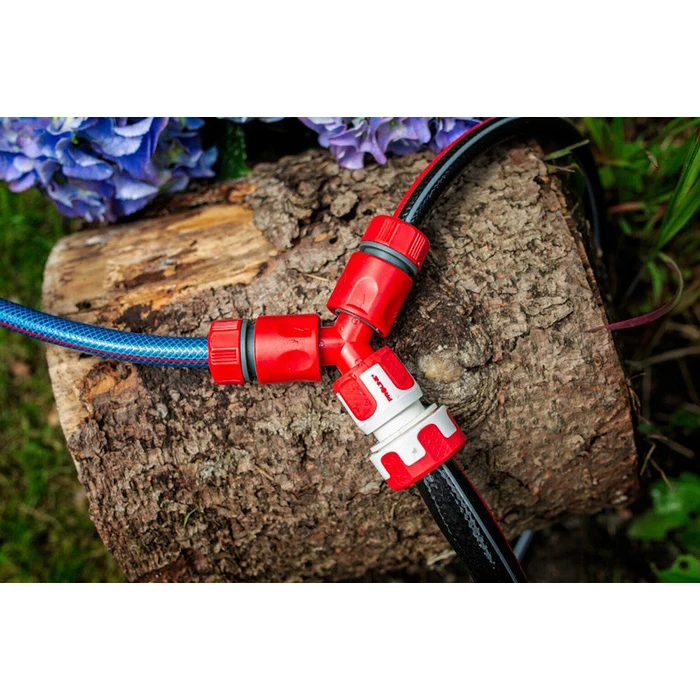 Διακλαδωτής Proline 3 Ταχυσυνδέσμων 99217, 1/2", Κόκκινος