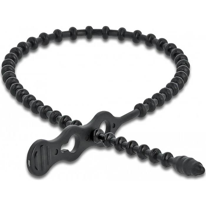 Δεματικά Καλωδίων Delock Reusable 18967, 310X4.5mm, Μαύρα, 10τμχ